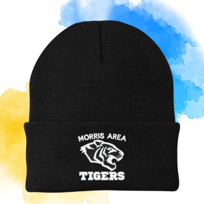 Tiger Black Knit Cap Thumbnail