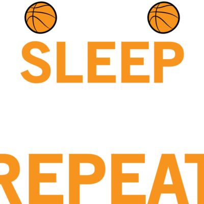 eat sleep hoops repeat SVG Thumbnail