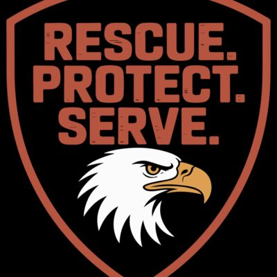 Rescue Protect Serve Firefighter T Shirt Thumbnail