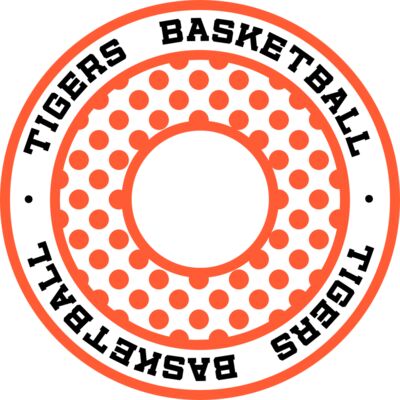 kld Tigers Basketball Polka Dot Monogram Thumbnail