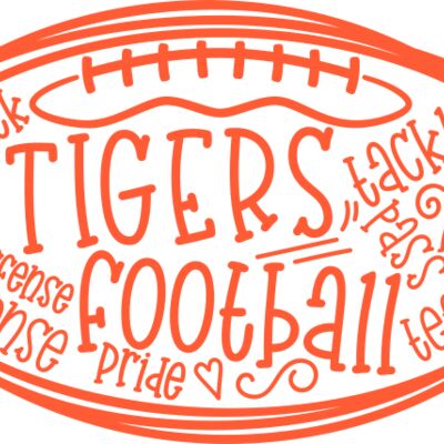 kld Tigers Football Word Art Thumbnail