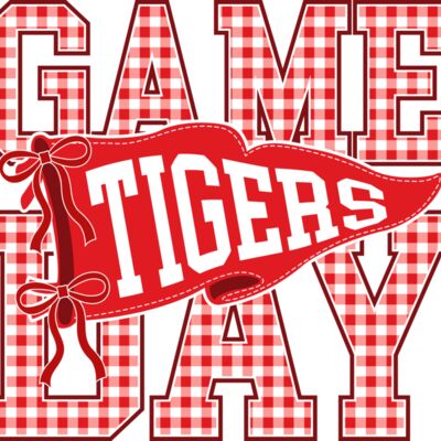 Tigers Game Day Red Thumbnail