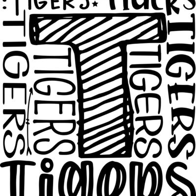 Tigers Typography Thumbnail