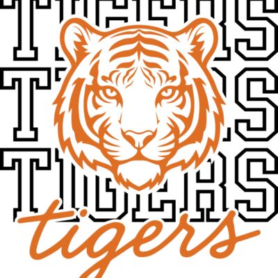 Tigers 1   Black  SVG  Thumbnail